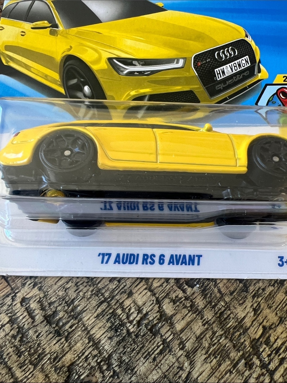 Hot Wheels Yellow Audi RS6 Die-Cast Toy Car - Picture 2 of 5